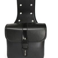 1 Pair Motorcycle Side Pouch PU Leather Waterproof Saddlebag Car Modification Hanging Bags Brown