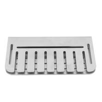 Grease Door Blocker Heavy Duty Griddle Grease Door Stopper 304 Stainless Steel Grease Food Screen white