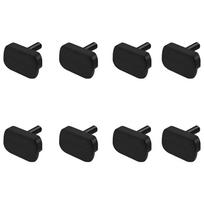Silikoninės kojelės Oro keptuvės kojelių apsaugos Anti-Scratch silikoninės Oro keptuvės atsarginės dalys Puikiai tinka oro keptuvei 8PCS black