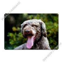 Lagotto Romagnolo Portretas Metalinis Ženklas Rūdžių Plokštelės Klubas Baras Sieninė Plokštelė Skardinis Ženklas Plakatas 30x40cm(11.8x15.7inch)