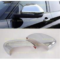 Chrome ABS Rearview Side Mirror Cover Trim For -2024 Ford Escape 2pcs black