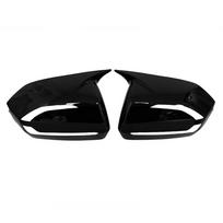 For Hyundai Palisade -2025 ABS Car Rearview Side Mirror Cover Wing Cap Exterior Door Housing Shell Trim Adhesive Sticker Gloss Black black