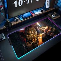 Metro 2033 Mouse Pad RGB Gaming Mousepad Big LED Pad PC Desk Mat Luminous Mouse Pad Large Keyboard Mats Table Rug With Backlit RGB600x300x3mm