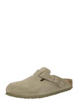 BIRKENSTOCK Klumpės 'Boston' rusvai žalia