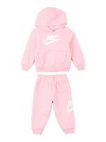 Nike Sportswear Treningas 'CLUB FLEECE' šviesiai rožinė / balta