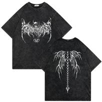 2026 Washed Vintage Gym Skeleton Graphic Tshirt Unisex Women Funny Fitness Workout Bodybuilding Tshirts Cotton Oversized T Shirts 4XL gray
