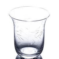 Universal 330ml antique style classic whisky mug glass grass mug flower wine lover cocktail cocktail handmade mug Bar | Engraving white