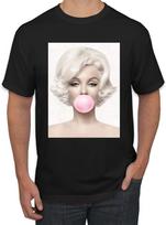 Wild Bobby Marilyn Gum Pop Culture Men's Graphic T-Shirt 3XL brown