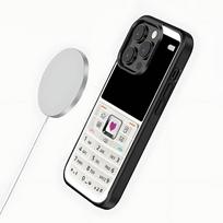 Produktas Retro Dėl N-Nokia telefono dėklas Dėl iPhone 17,16,15,14,13,12,11,Pro,Max,Plus,Mini,SE4,E Magnetinis Magsafe Belaidis įkrovimas iPhone16promax black