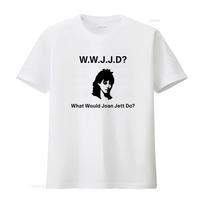 What Would Joan Jett Do T Shirt The Runaways Inspired Design for Rock Fans Top For Everyday We XXL white