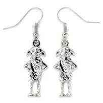 Harry Potter Dobby the HouseElf Drop Earrings white