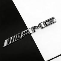 1 vnt. 3D AMG emblemos raidės Automobilio galinės bagažinės lipdukas  Skirta Mercedes Benz AMG A B C E G CLA GLA W211 W214 W205 W203 W204 W220 ZJ9 gray