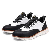 Plus Big Size 50 51 52 Men's Brogue Oxford Shoes Artificial Leather Sneakers British Style Thick Sole Business Casual Shoes 47 black