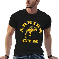 arnold quote schwarzenegger Arnie's gym classic T-Shirt Fitness Training Tee XS black