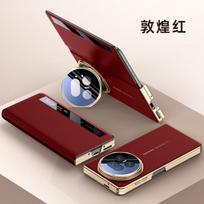 Premium Flip Cover Honor Magic V5 Foldable Phone Case With Built-in Stand Full Protection PU Leather Anti-Drop Design HONOR Magic V5 gray