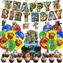 Tung Tung Sahur-Themed Birthday Party Decoration Set: Banners, Balloons, Cake Topper, and Decorations Background cloth 150*100cm