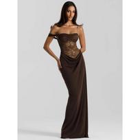 Mozision One Shoulder Lace See Through Sexy Maxi Dress Women Gown Fashion Off-shoulder Sleeveless Backless Club Long Dresses M