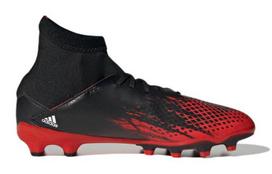 Adidas PREDATOR MUTATOR 20.3 Amortizuojantys, Dilimui atsparūs vidutinio aukščio vaikiški futbolo bateliai Juodi Raudoni Vaikiški EF1946 30