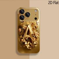 Gold A Patterned tempered glass design for iPhone16 17ProMax1514 131211ProMax Phone Case Camera Cover Shockproof Hard Back iPhone 15 Pro Max beige