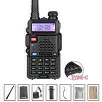 Baofeng UV-5RX Walkie Talkie Type-C Wireless Copy Frequency AM FM Long Rang Powerful Two Way Portable Radio UV-5R New Upgrade US
