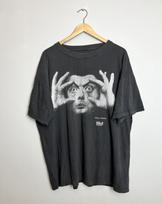 Vintažiniai Mr. Bean marškinėliai 90-ųjų Rowano Atkinsono filmo marškinėliai Reti XL juodi Unisex marškinėliai XXXL gray