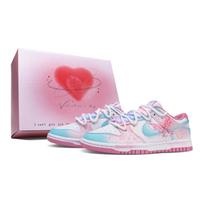 Nike Dunk Butterfly Dream Whisper Abrasion Resistant Low top Skateboard Shoes Unisex Pink Purple DD1873-112(Team376-) 36.5 pink