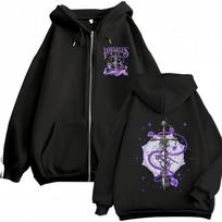 Powerless Kai Azer Book Cover Zipper Sweatshirts Gift for Children's Fashion Aesthetic Zip Up Hoodies High Quality Coats Jacket 100 juoda