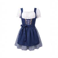 S-XXL Vokietija Miunchenas Oktoberfest Bavarijos tradicinis suknelės vakarėlio cosplay kostiumas M white