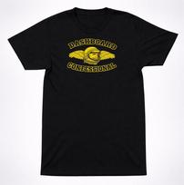 Dashboard Confessional DC Dash Astronaut Logo T-Shirt Emo Acoustic Band Tee S yellow