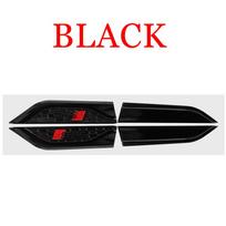 2pcs 3D ABS For  AUDI S5 SLINE ABT RS5 Badge Decoration Decals Car Fender Side Wing Emblem Stickers Auto Modification Accessories