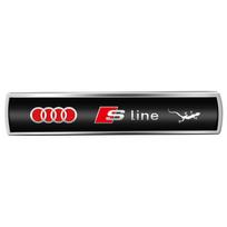 3D Metal Car Emblem Sticker Trunk Body Side Fender Decor Decal For  AUDI A1 A2 A3 A4 A5 A6 A7 A8 Q3 Q4 Q5 Q6 Q7 Sline Accessories 1pc