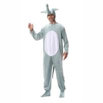 Halloween couple cute cartoon animal onesie elephant doll costume cosplay costume L white