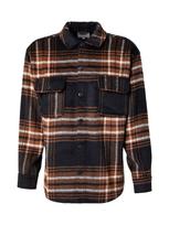 JACK & JONES Marškiniai 'JJEBRADLEY OLLIE' ruda / juoda / balta