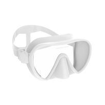 Nardymas su akvalangu Snorkeliavimas Berėmis kaukė Puikus sandarumas Silikoninis sijonas Panoraminis grūdintas stiklas Plaukimo akiniai Tinka suaugusiems CHINA white