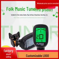 Universalus elektroninis tiuneris Erhu, Liuqin, Yueqin ir trijų stygų liaudies instrumentams - Aukšti, vidutiniai, žemi tonai balta