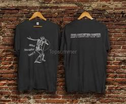Geriausi senoviniai Rage Against The Machine 1997 m. koncertiniai marškinėliai „Who Laughs Last“ Pakartotinis spausdinimas Unisex marškinėliai L brown
