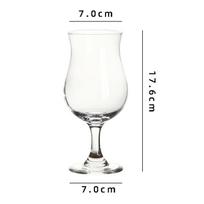 Tulip-shaped Multifunctional Juice Glass Cup – Ideal for Water, Cold Drinks, Fruit Tea, and Cocktails. 401-500ml white