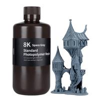 ELEGOO Water Washable 8K vandeniu plaunama derva, Space Grey, 1 kg