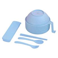 Microwave Safe Bowl With Lid And In Strainer For Effortless Microwave Cooking By Ramen Soup And More Dishes