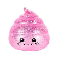 Prank Gold Powder Maltose Poop Squishy Funny Hand Squeeze Toy For Stress Relief And Trick Play rožinė