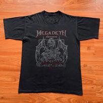 Megadeth Crush the World Tour T-Shirt, Unisex Black T-shirt, M black
