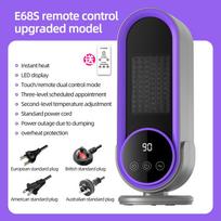 Xiaomi 1200W Electric Heater Portable Fan Heaters Room Heater Home Office Desktop Heaters Warmer Machine For Winter Warmer for Home Use 1200W&EU purple