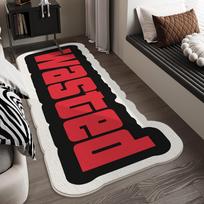 Cool Long Side Rug for Bedroom Gaming Room Easy-Clean Floor Mat for Male Dormitory Carpet Home Decoration 50x150cm 20x59inch