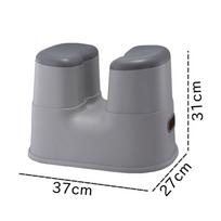 Non-Slip Bathing Seat: Safe for Adults, Seniors, and Babies gray