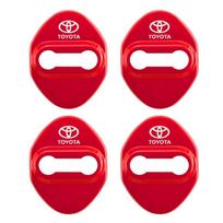 4 vnt. automobilio durų užrakto dangtelio dėklas Toyota chr Corolla Camry rav4 Yaris hilux prius avensis auris Prado verso fortuner priedams red