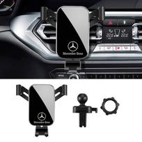 Car Phone Holder 360 Rotation Gravity Auto Grip Bracket For Mercedes Benz AMG W203 W204 W205 W209 Interior Mouldings XKZJ-BENC gray