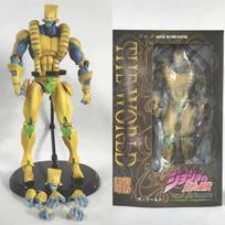 Anime JoJo's Bizarre Adventure Collection PVC Action Figure Collection Statue Model Toy 17cm no box povo mėlyna spalva