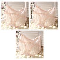 3Pcs/Sets Women Panties Sheer Lace Ladies Briefs Large Size Underwear Soft Breathable Plus Size Lingerie XL XXL 3XL 4XL 5XL XXL beige