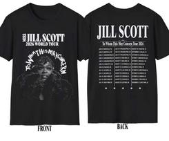 To Whom This May 2026 Jill Scott Singer full size Black Unisex t-shirt SEG_1131 S gray