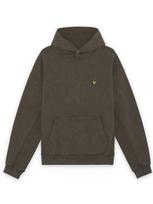 Lyle & Scott Megztinis be užsegimo 'Heavy Laundered' geltona / tamsiai žalia / juoda